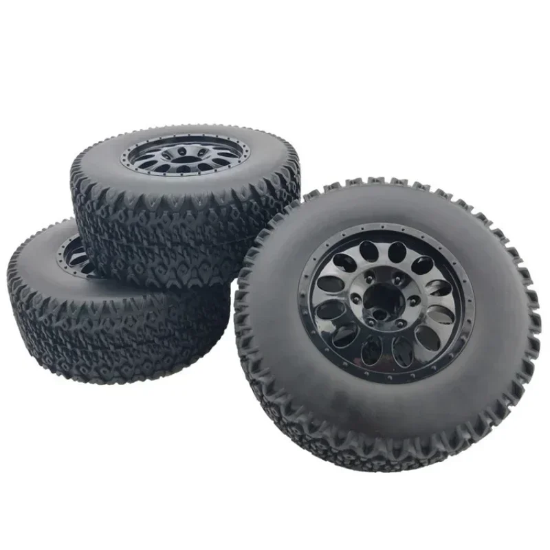 4 stuks 112mm 1/10 Korte Cursus Truck Banden Wiel Met 12mm Hex Voor Slash Arrma Senton HuanQi 727 Vkar 10sc Hpi Rc Auto