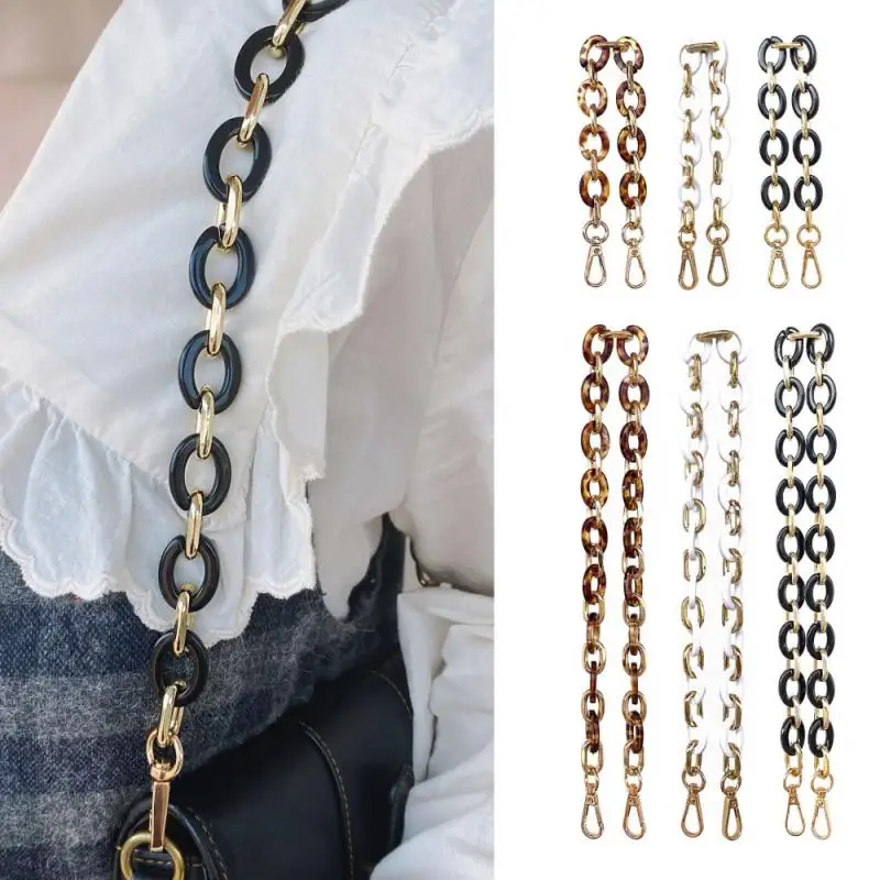 2022 Summer DIY Bag Chain Acrylic Resin Strap Removable Chains Fashion Shoulder Bags For Women Bag Accessories