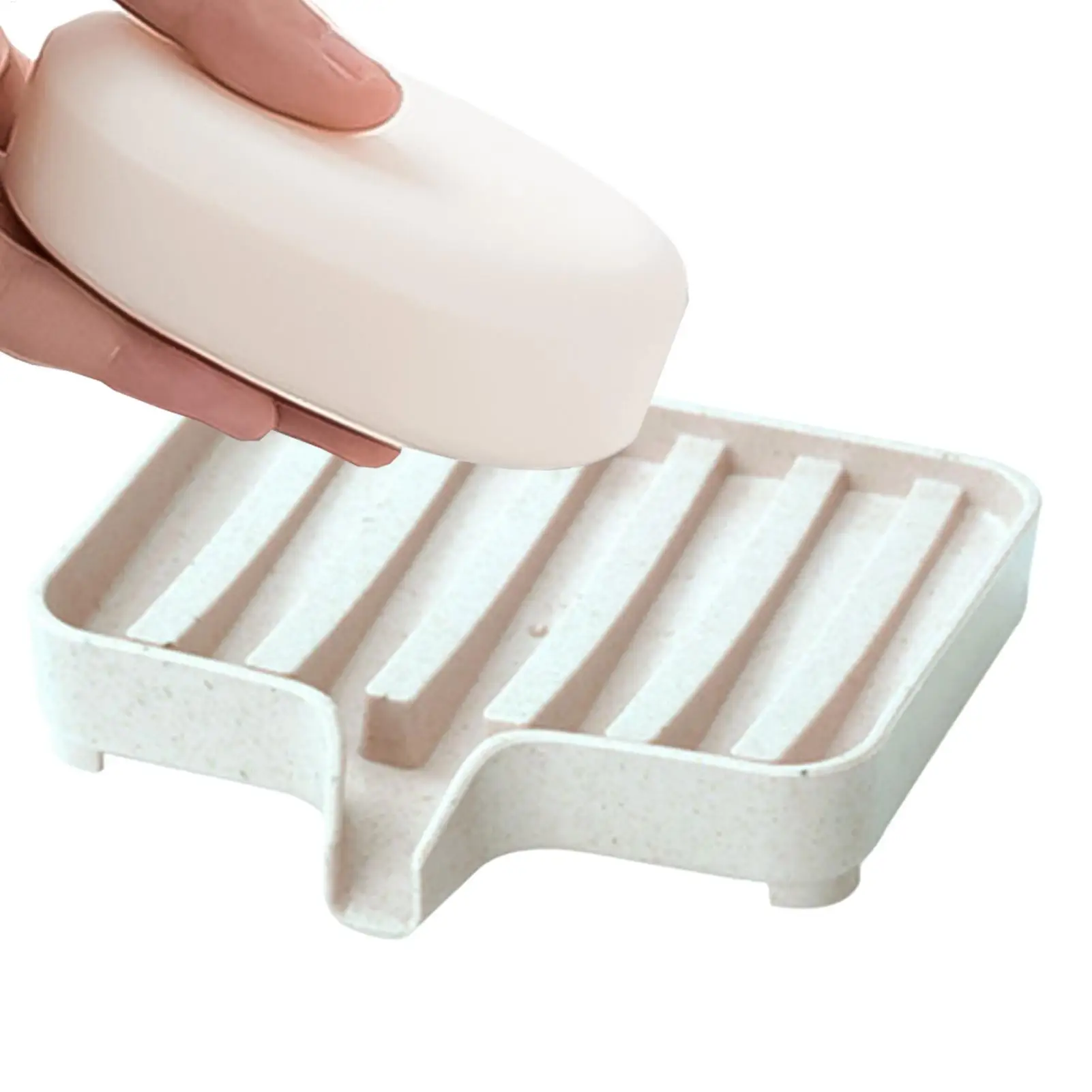 Bathroom Soap Dish with Drain Hole Multipurpose Shower Soap Tray Space-saving Soap Storage Box Waterproof Durable Holder view 6