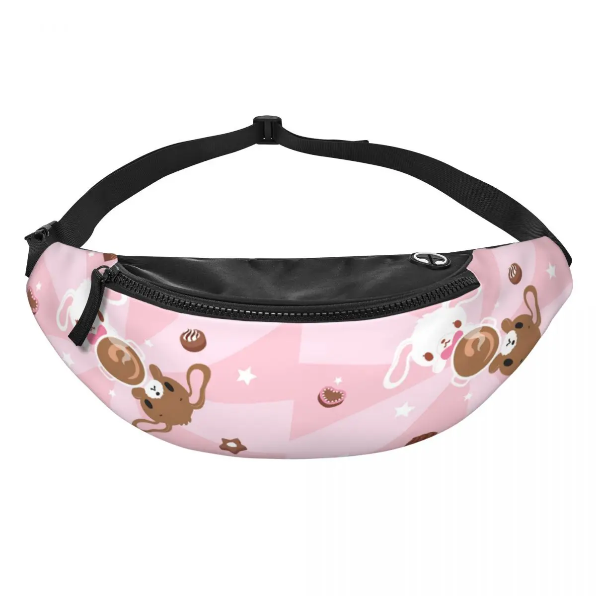 

Sugarbunnies Fanny Pack Men Women Crossbody Adjustable Waist Bag Travel Running Phone Pouch