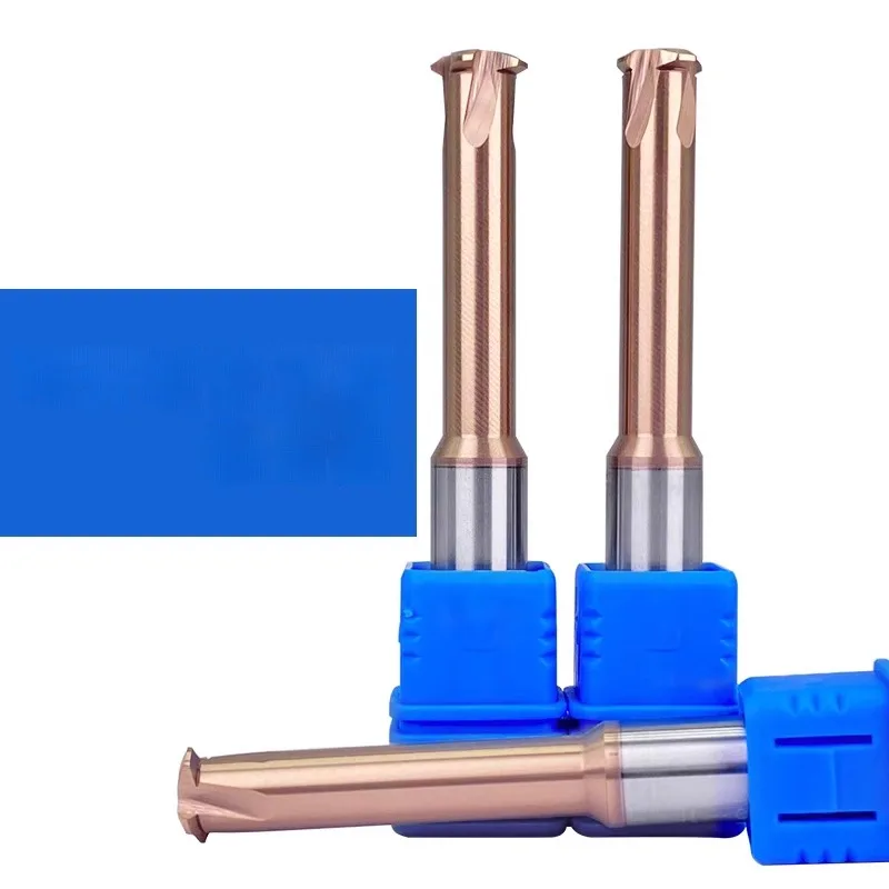 60° Tungsten Steel Single Tooth Thread Milling Cutter, M1-M24 Coated for Steel Machining