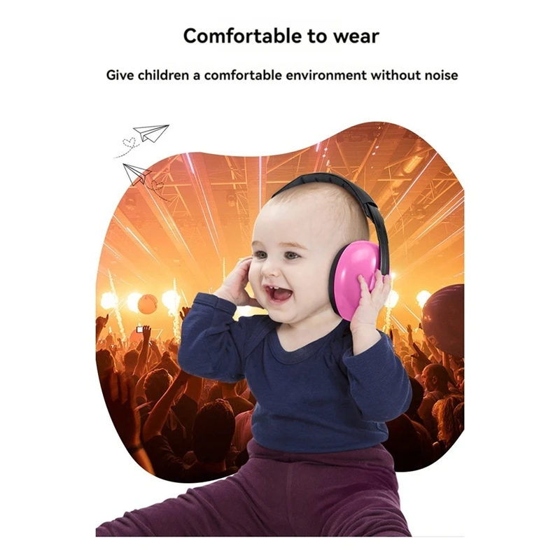 Baby Headphones Baby Noise Cancelling Headphones For Ages 0-24 Months Baby Ear Protection