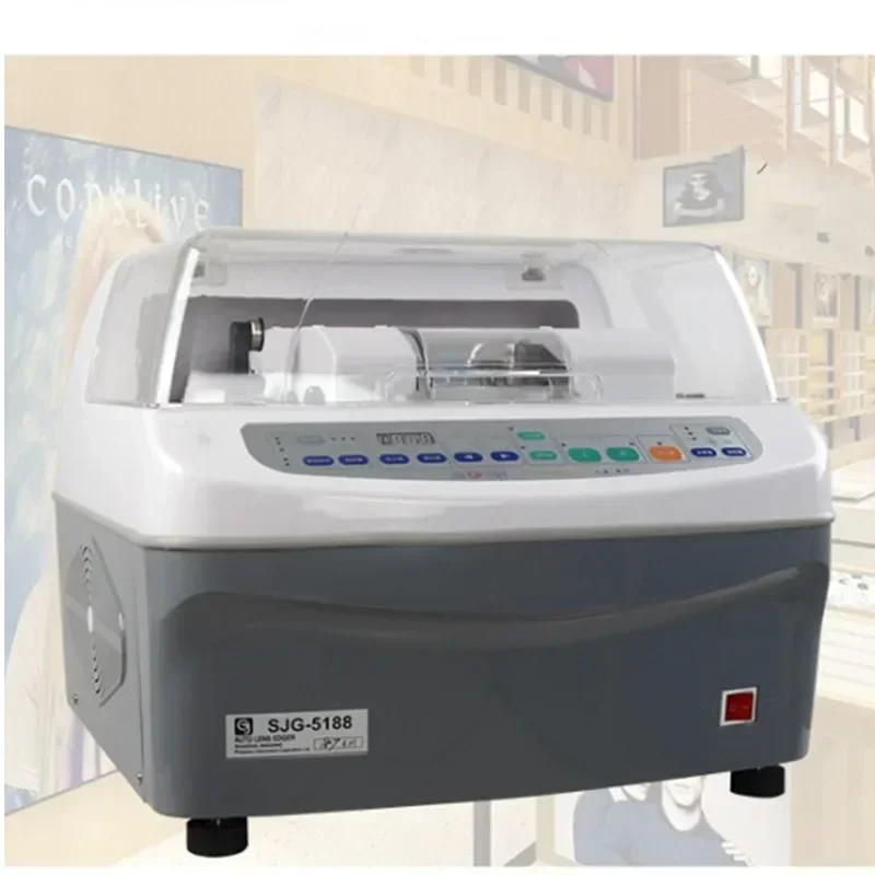 معدات معالجة النظارات SJG-5188 آلة حواف النظارات الأوتوماتيكية آلة حواف العدسات يمكن أن طحن قطع الكمبيوتر