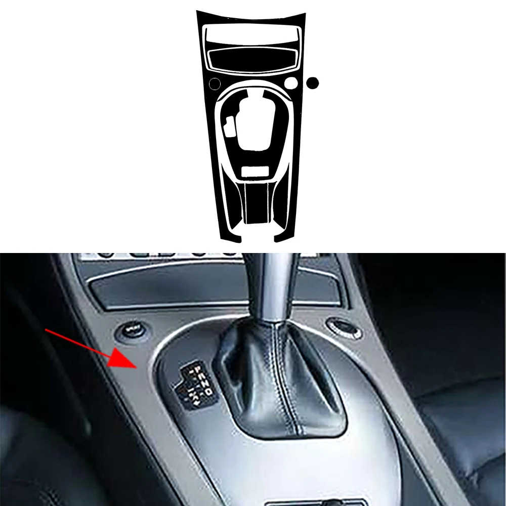 For BMW Z4 E85 E86 03-08 Piano Black Gear Shift Air Outlet Window Lift Dashboard Steering Wheel Pnael Suit Car Interior Sticker view 6