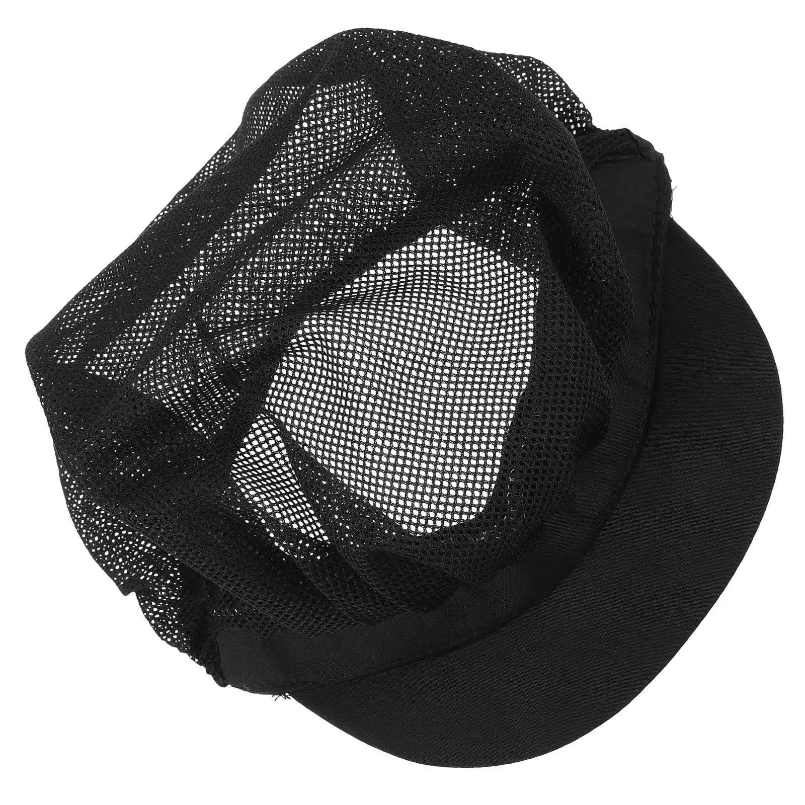 Chef for Kids Black Cotton Breathable Cooking Kitchen Working Reusable Chef Cap Working Cooking Hat Hat