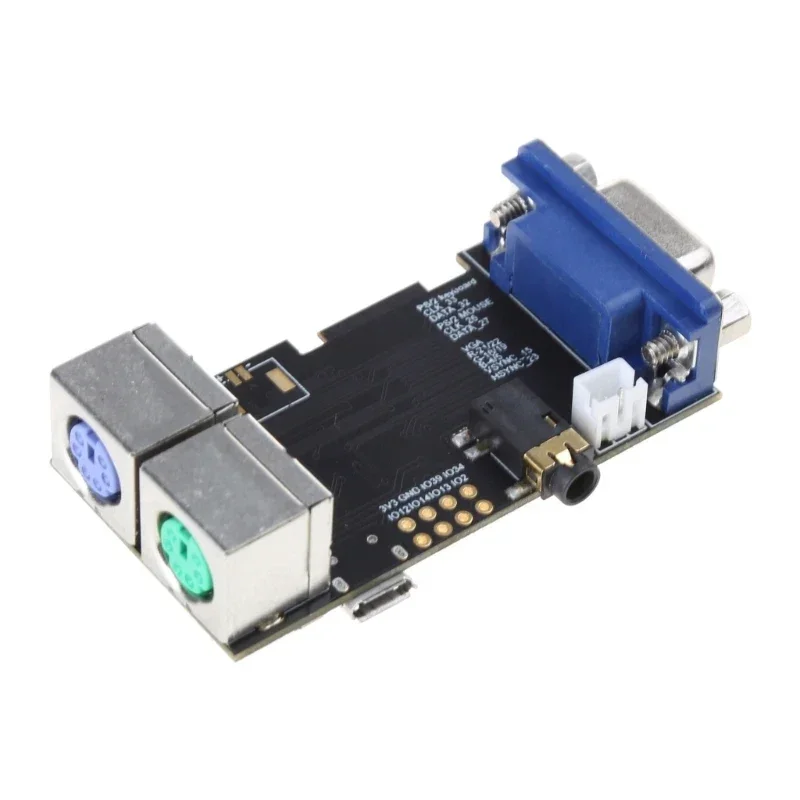 Carte contrôleur VGA PS/2, Module commande clavier souris avec moteur jeu à puce Micro32, Terminal ANSI/VT pour