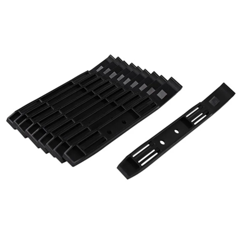 ABT-12 Pairs Hard Drive Rails Chassis Cage Accessories Drive Bay Slider Plastic Rails For 3.5 To 5.25 Hard Drive Tray Caddy