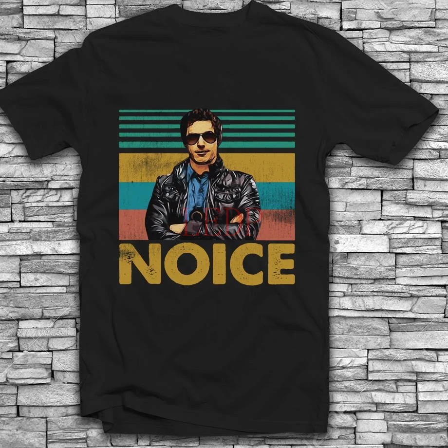 Jake Peralta Brooklyn 99 Noice T Shirt Black Cotton Men S-4Xl Gift Funny Tee Shirt