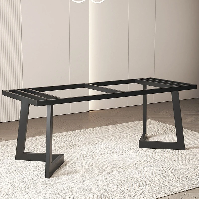 Table leg bracket rectangular marble dining  foot rock slab foot stainless steel tea tripod thicke
