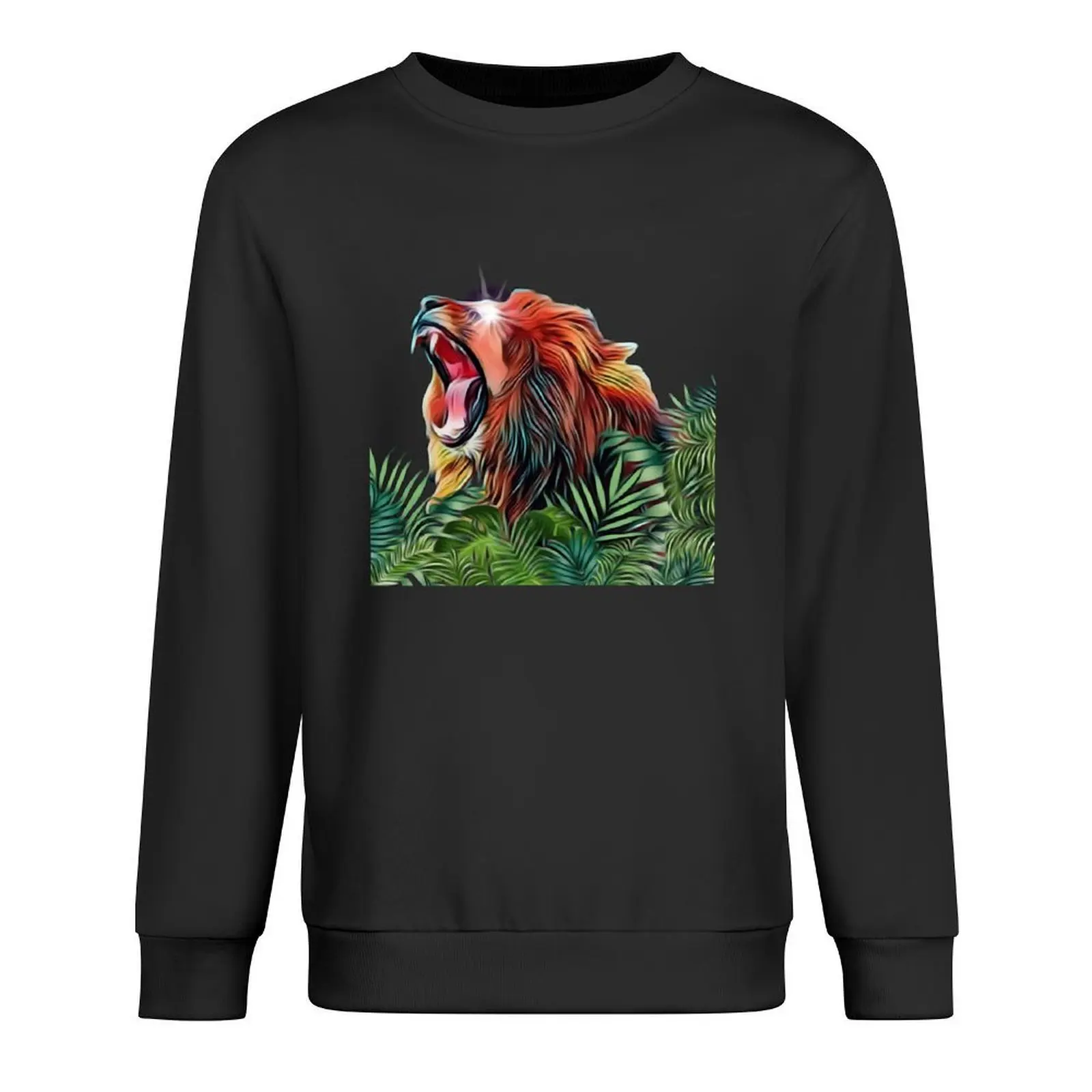 

Lion Laser Eye Pullover autumn new products men clothing anime clothes fashion men autumn sweatshirt