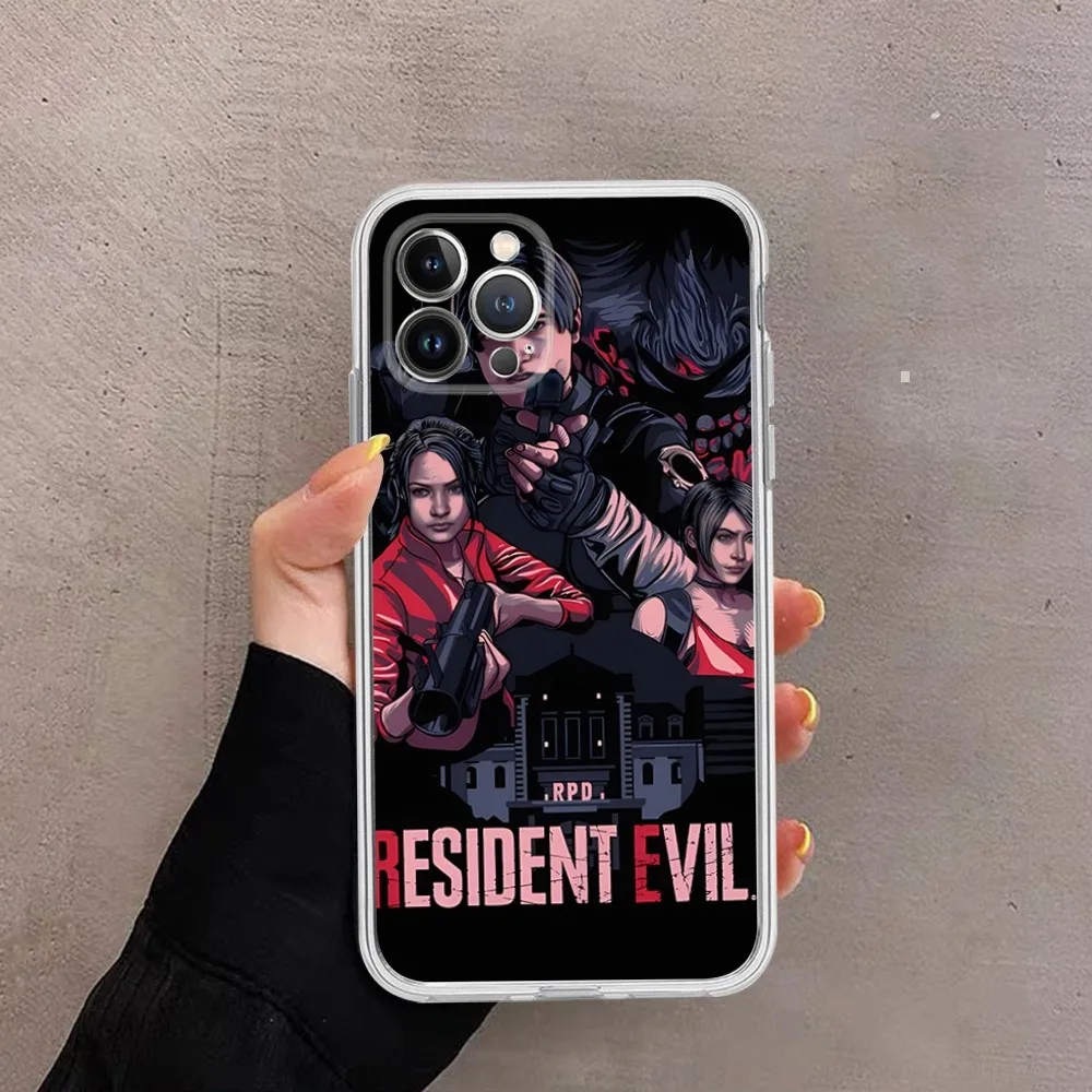 Video Game Resident Evil Phone Case For iPhone 15 14 11 12 13 Mini Pro XS Max Cover 6 7 8 Plus X XR SE 2020 Funda Shell