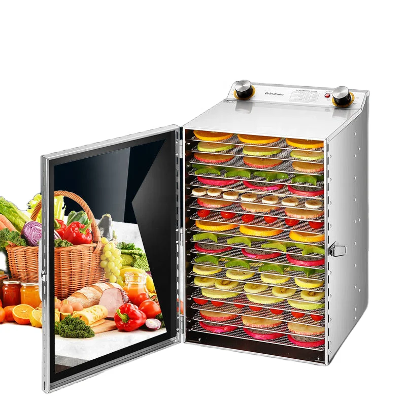 

Intelligent Fruit And Vegetable Drying Machine Commercial Household 5/6/8/12/18-Layer Food Dehydrator Machine Cassava Dryer
