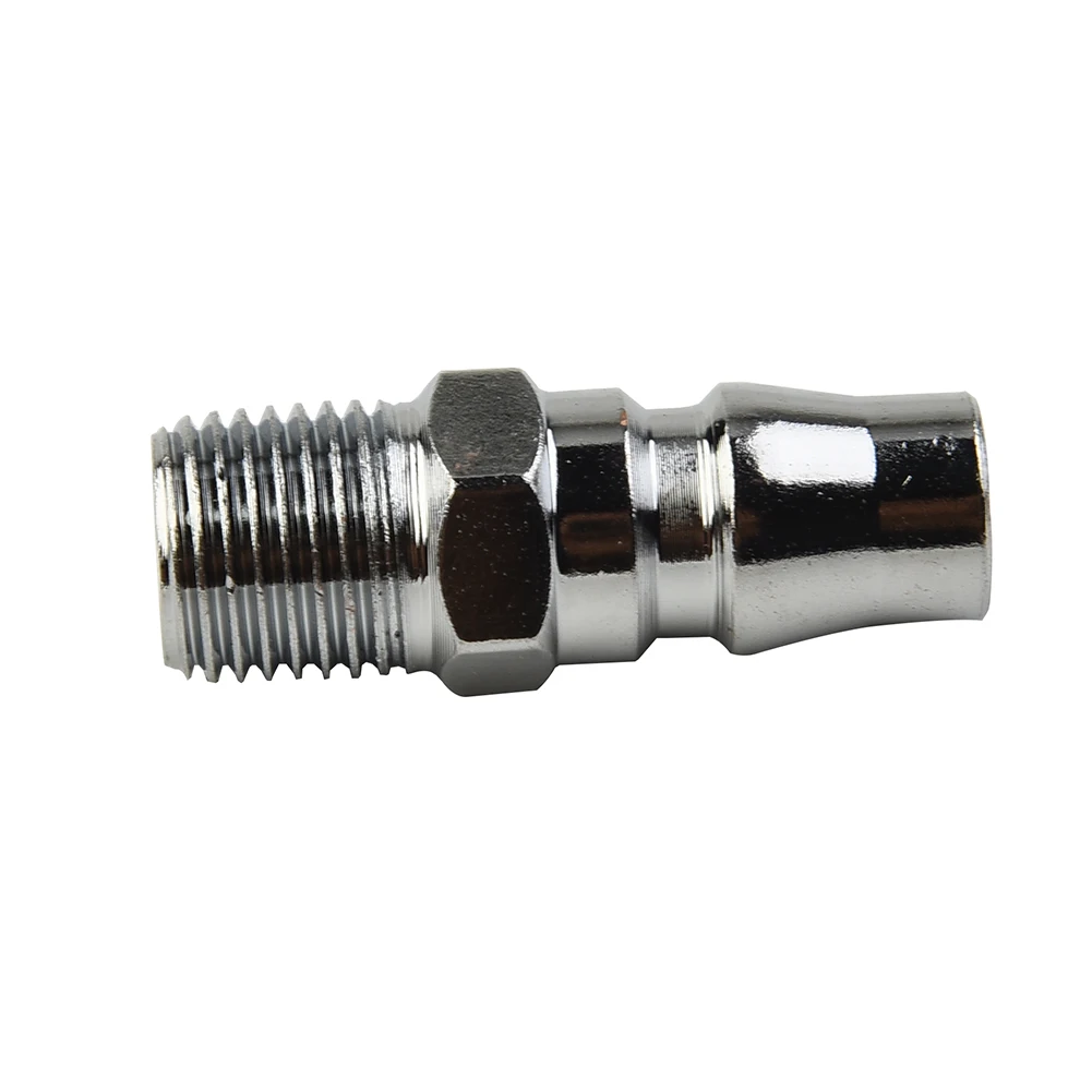 Pneumatic Fitting Coupling Connector Coupler 1/4 Inch Male Thread Air Hose Pipe Connector Coupler For Air-Compressor