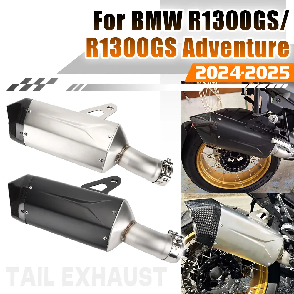 

Motorcycle Tail Pipes For BMW R1300GS R 1300GS R 1300 GS Adv 2024-2025 Mid Pipe Connect Tube Motocross Slip On Exhaust Systems