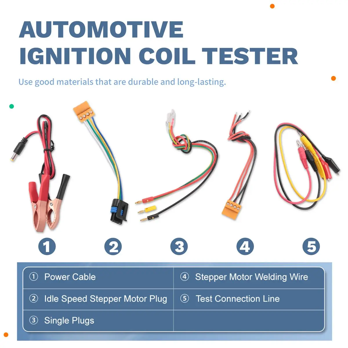 A62Z QDB-3A Automotive Ignition Coil Tester Idle Stepper Motor Solenoid Valve Injector Actuator Driver Car Oxygen Tester