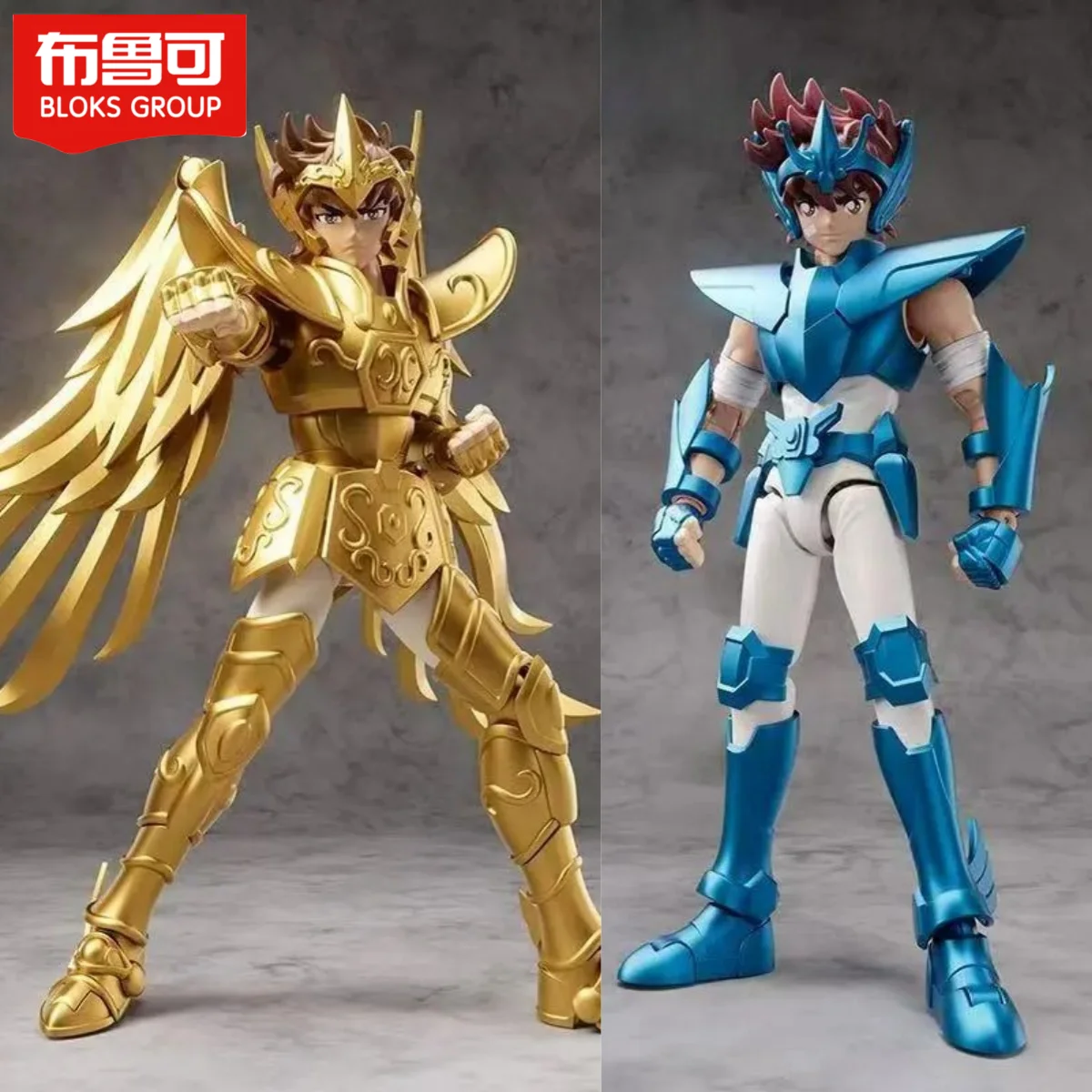 

Original Blokees Saint Seiya Action Figure Aiolos Tenma Pegasus Beyond Version Toy Assembly Model Kit Figure Model Doll Toy