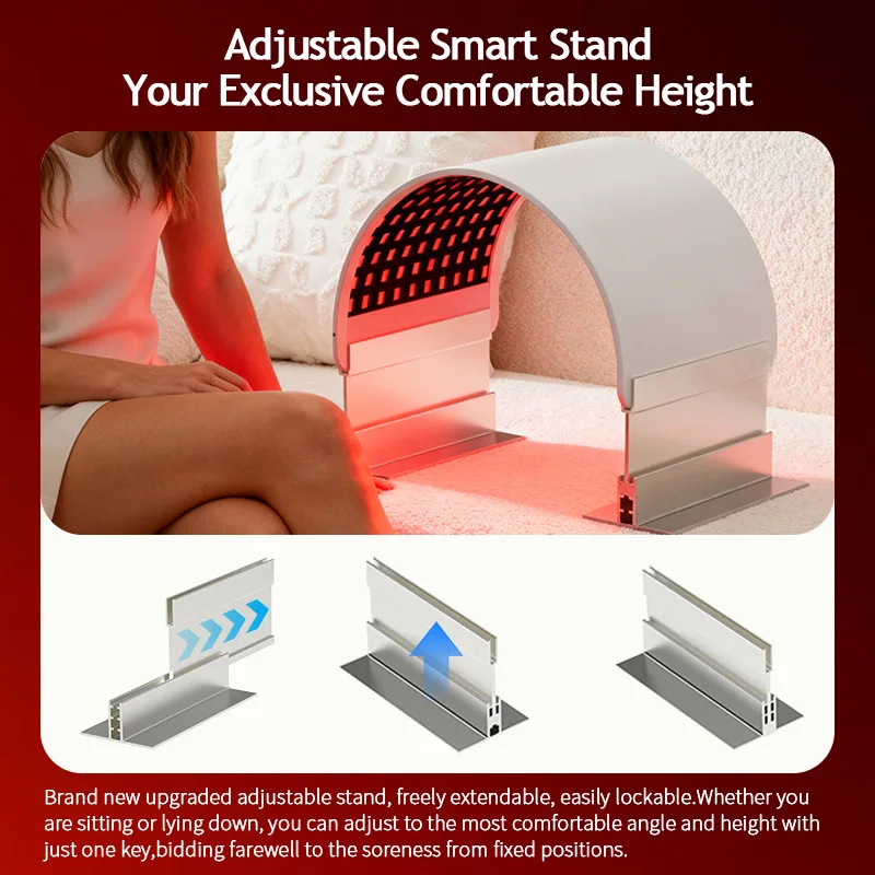 EYCO Pdt Machine Full Body Led Red Light Therapy Stand Device Red Led Therapy Light Device 630nm 850nm Lamp view 2
