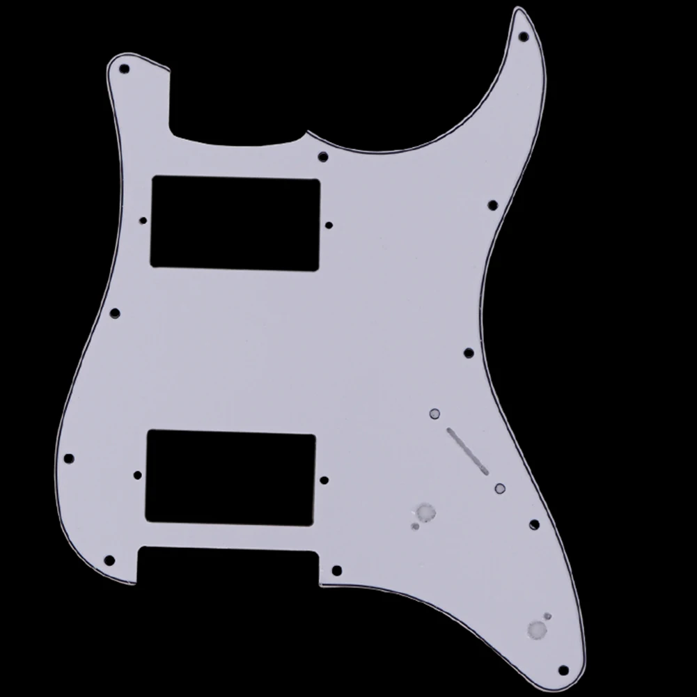 Guitar Scratch Plate Guitar Pickguard White Black Fit For ST SQ Style Guitar High Quality Material Easy To Install