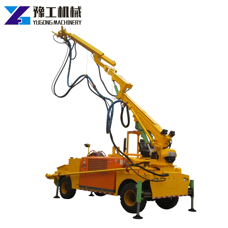 Hot Sell Robot Arm Truck-Mounted Electric Concrete Wet Mix Shotcrete Pump Machine