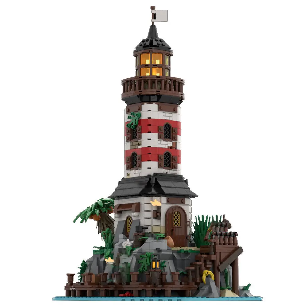 Empire Lighthouse Minifig Scale Modular Building 1144 Pieces MOC