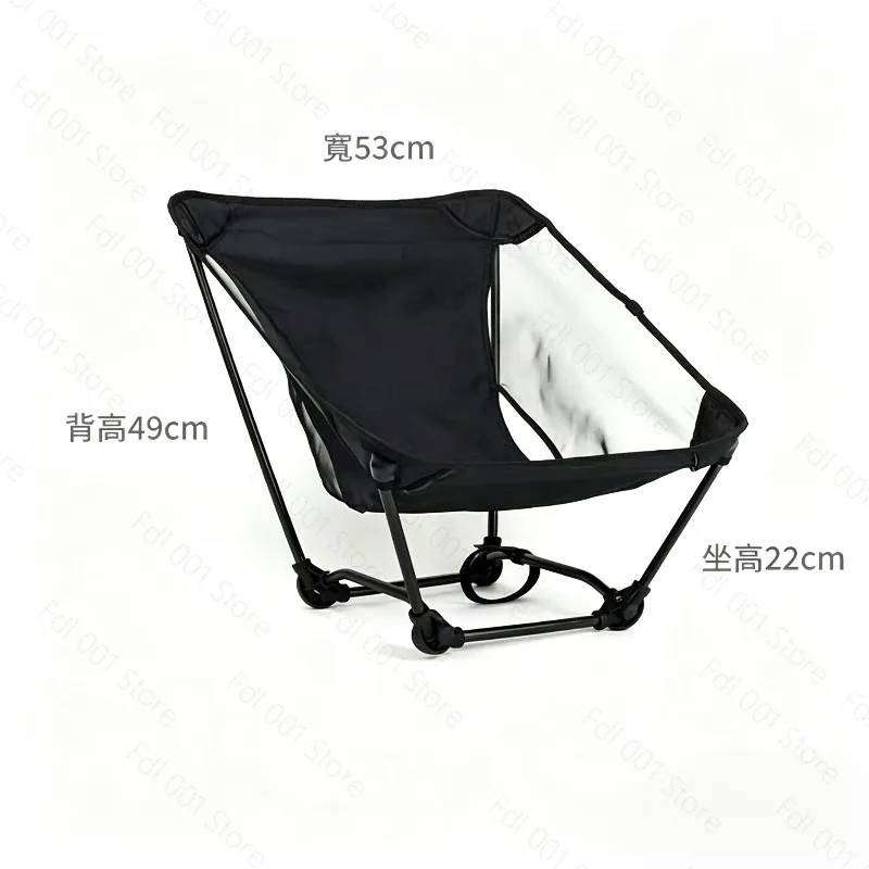 Moon Chair Hiking Camping Mesh Ground Chair Four-legged Ultra-light Outdoor Lightweight Folding Legless Chair