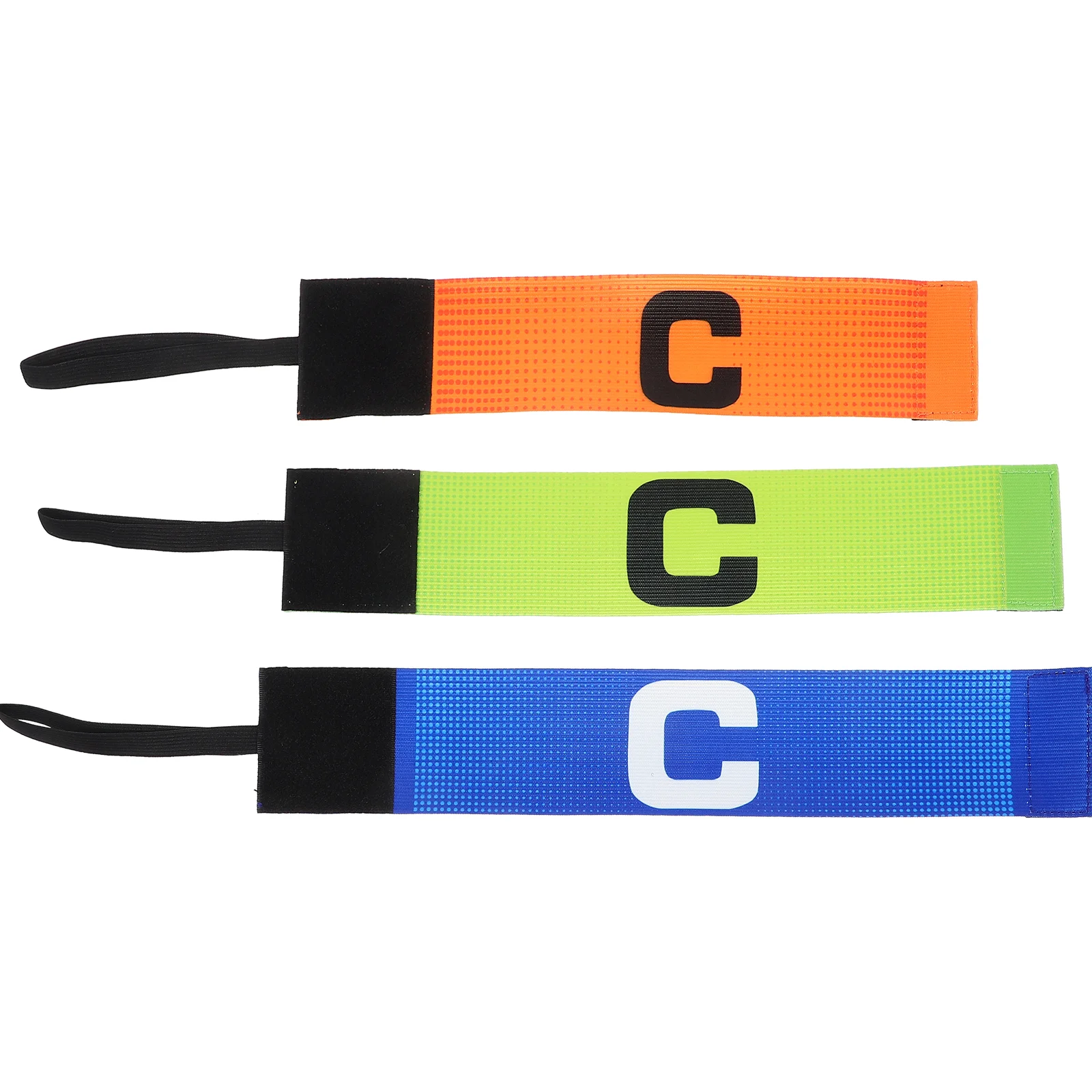 

3 Pcs Football Captain Armband Sports Leader Soccer Practical Armbands Spandex Anti-wear