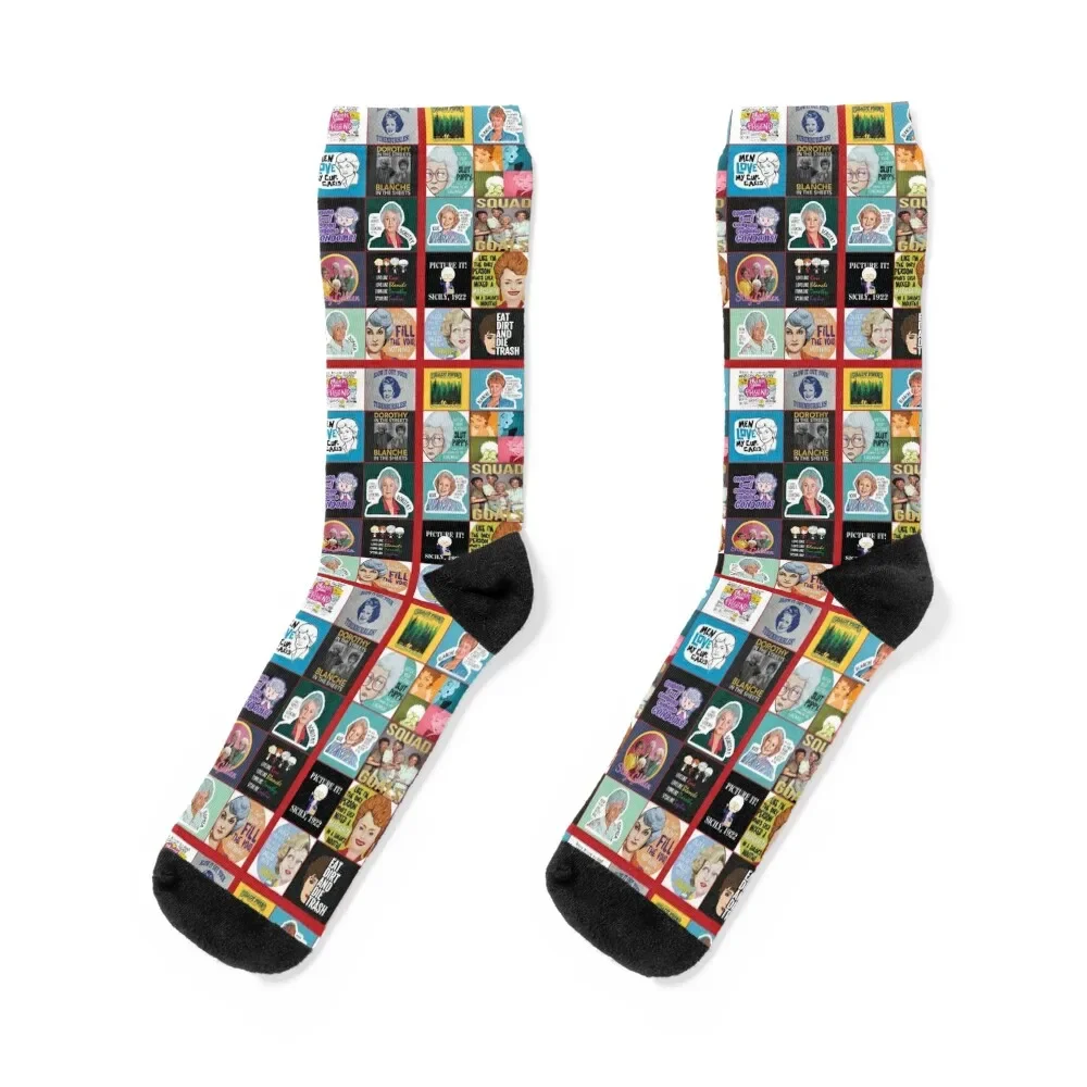 

The Golden Girls, American TV Sitcom Socks snow short luxury custom sports Socks Male Women's