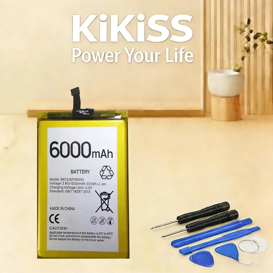 

Аккумулятор для мобильного телефона с хорошей работой при низких температурах для Doogee BAT22M196000 6000 мАч