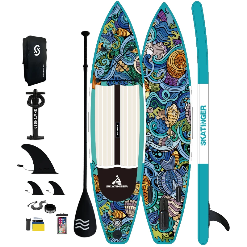 

SKATINGER tabla surfespuma customized stand up paddle board set design high quality stand up paddle board