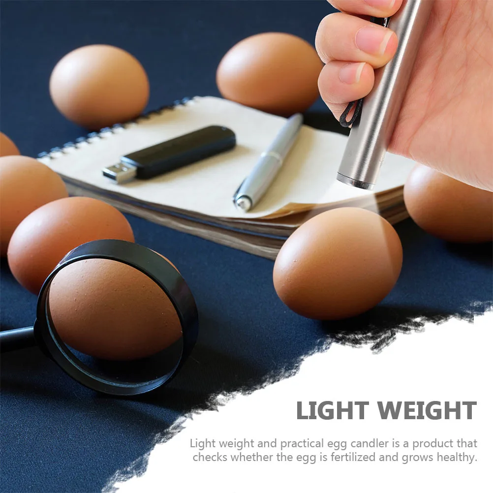 

2pcs Candlers Portable Hanging Candling Lamp For Fertilized Egg Checking Household Egg Tester Convenient Candling Light Pet