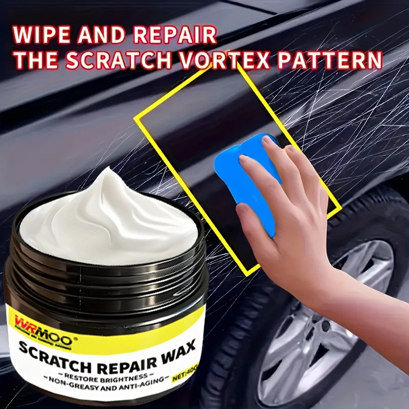 Magic Car Scratch Repair Cream - No-Paint Scratch Remover & Polish, Instant Results in Minutes, Quick Fix for Cars, Trucks