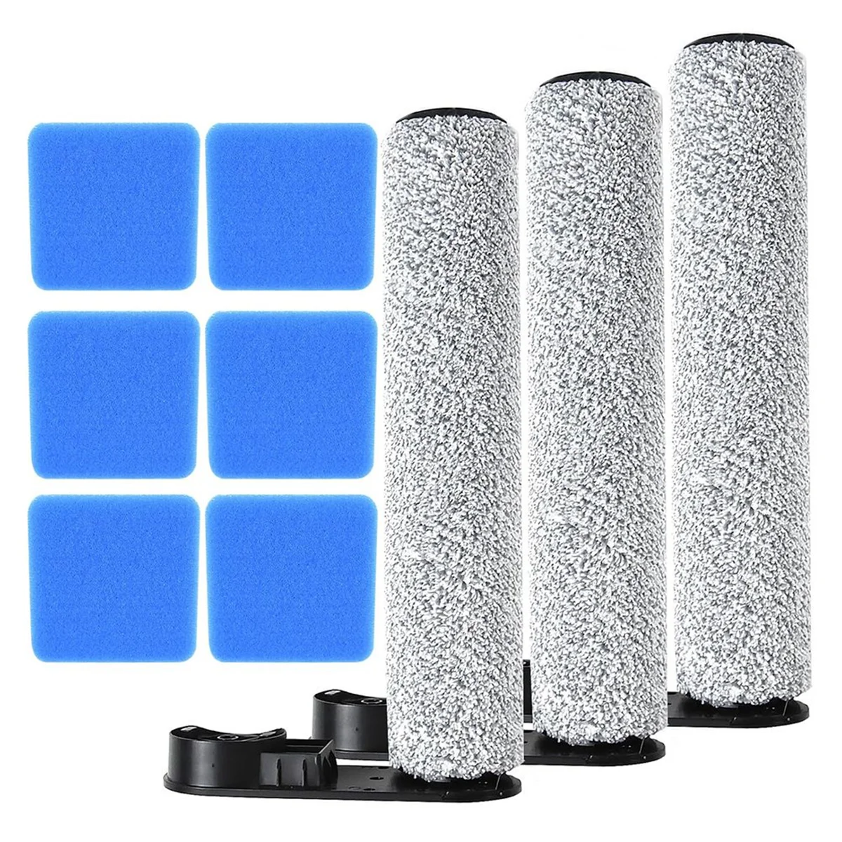 BABZ 1 Set Sponge Brush Roll Set for Eureka NEW430 for JONR ED12 Brush Roll Sponge Vacuum Cleaner Accessories