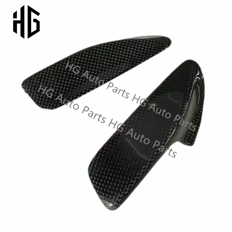 Dry Carbon Fiber Door Handle Cover Exterior Car Parts For Ferrari 488 GTB/Spider Outside Door Handle Covers Replace Accessories