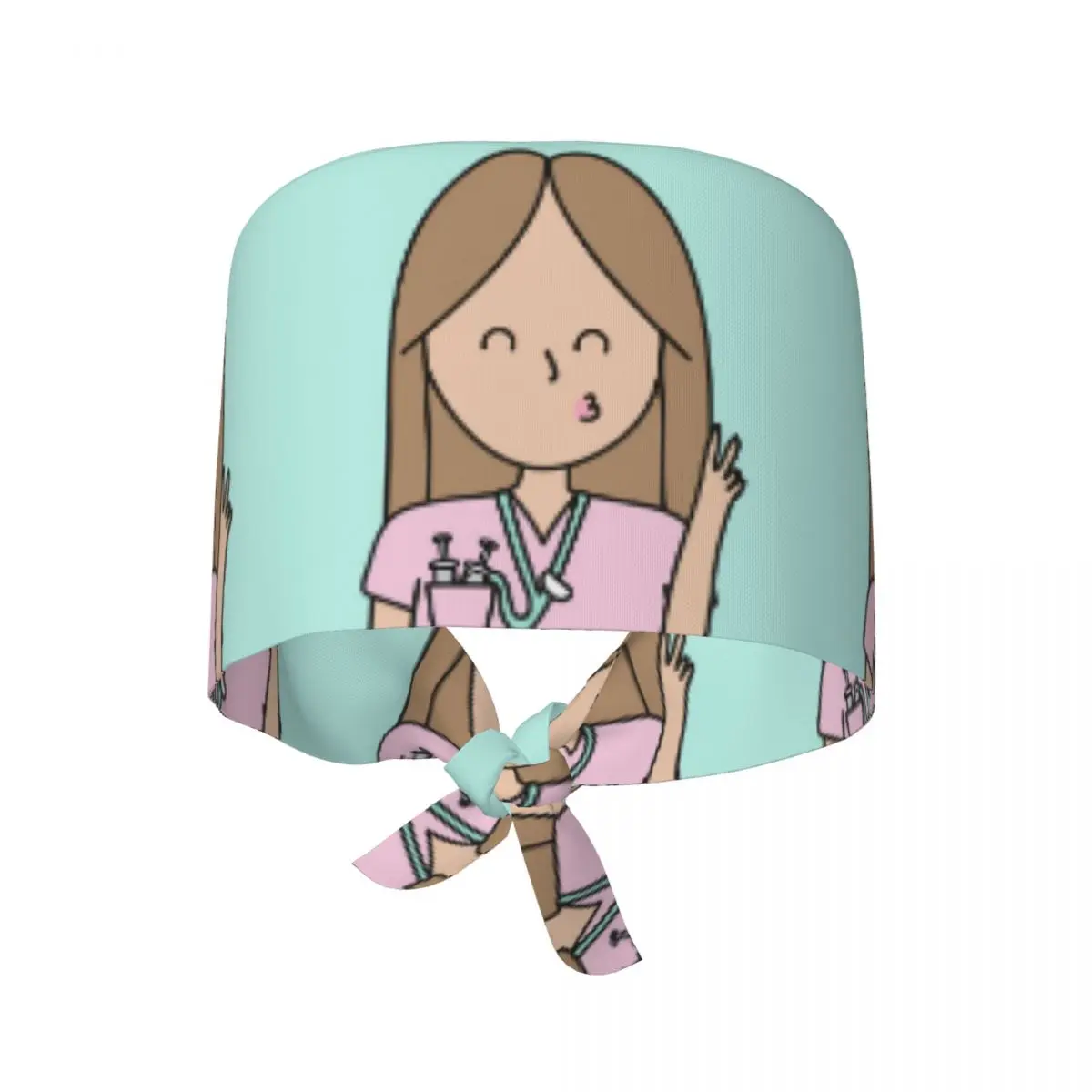 ممرضة أداة طبية نمط فرك قبعة خمر فحص الأسنان قبعة جراحية الرجال النساء ممرضة طبيب الأسنان سبا قبعات العمل قبعة