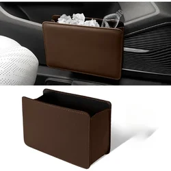 Universal Car Trash Can Auto Seat Back-mounted Storage Box Foldable Multi-functional Trash Can Car Inner Waterproof Accessories