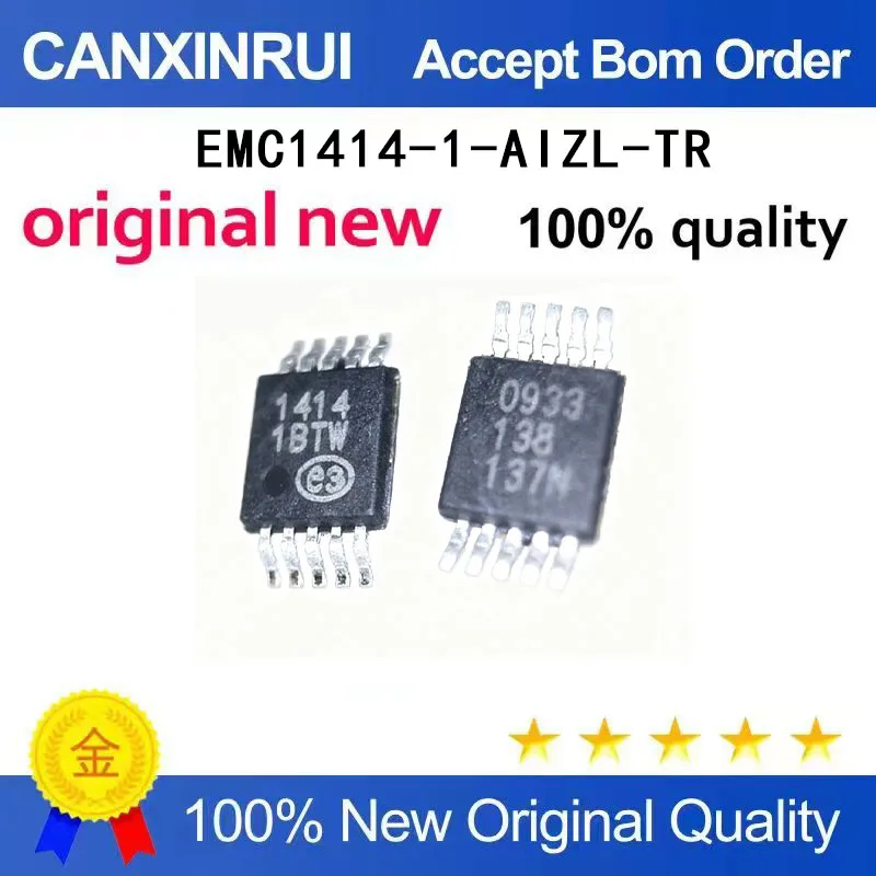 

(5-100 Pieces) Brand new original EMC1414-1-AIZL-TR 1414 1BCN MSOP10