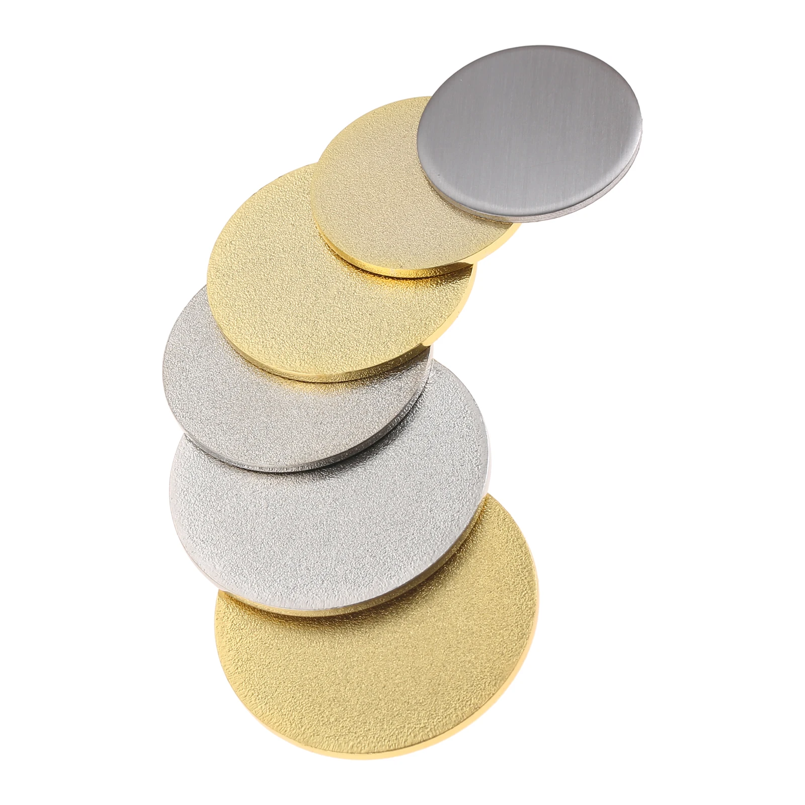 

10 шт. маркеры для мячей для гольфа 25/30/35 мм серебряные/золотые маркеры для мячей для DIY и отличных подарков для игроков в гольф (без зажима для шляпы в комплекте)