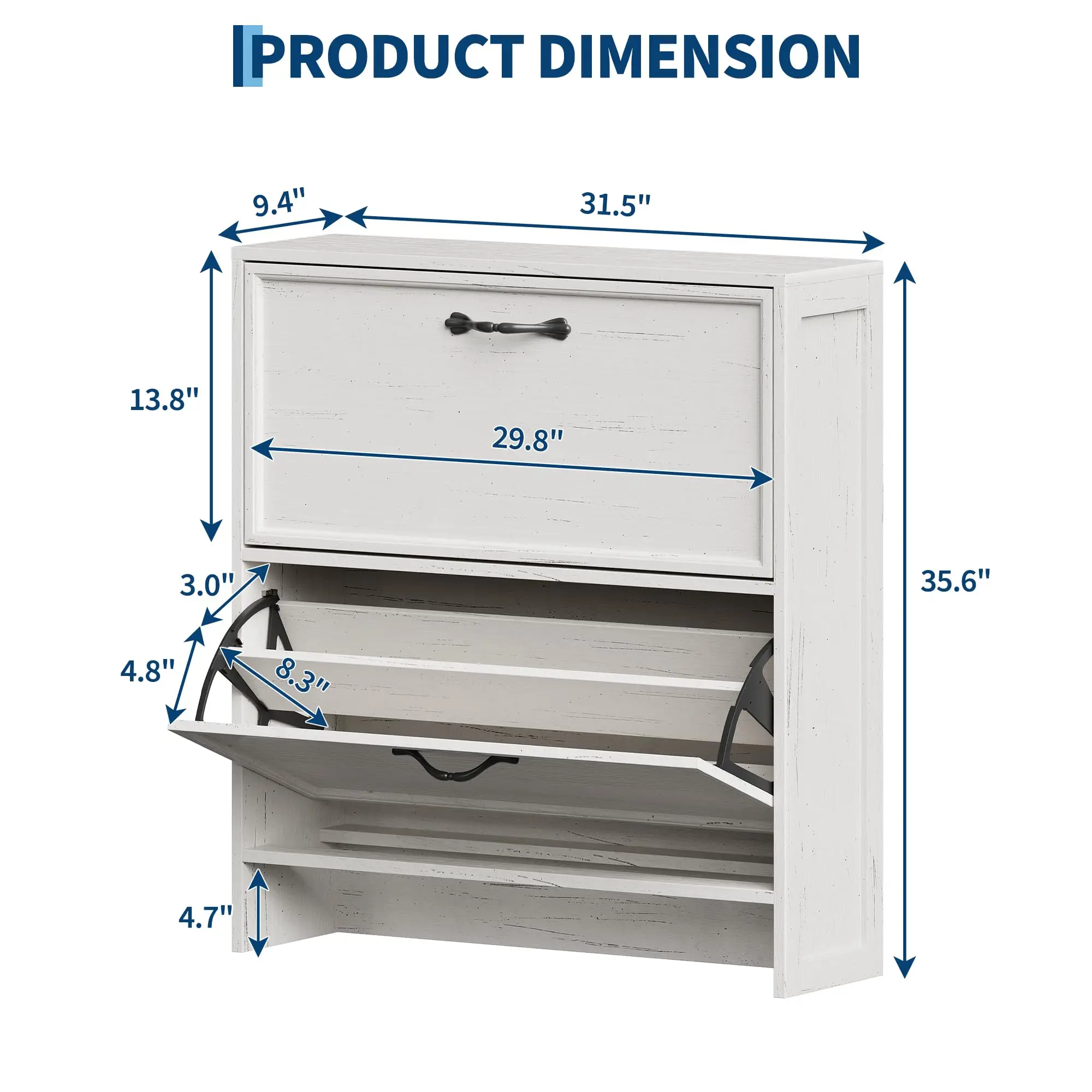 2 Çekmeceli Ayakkabı Dolabı, A - Shoe Rack Cabinet Narrow Entryway incelemesi ve fiyatı