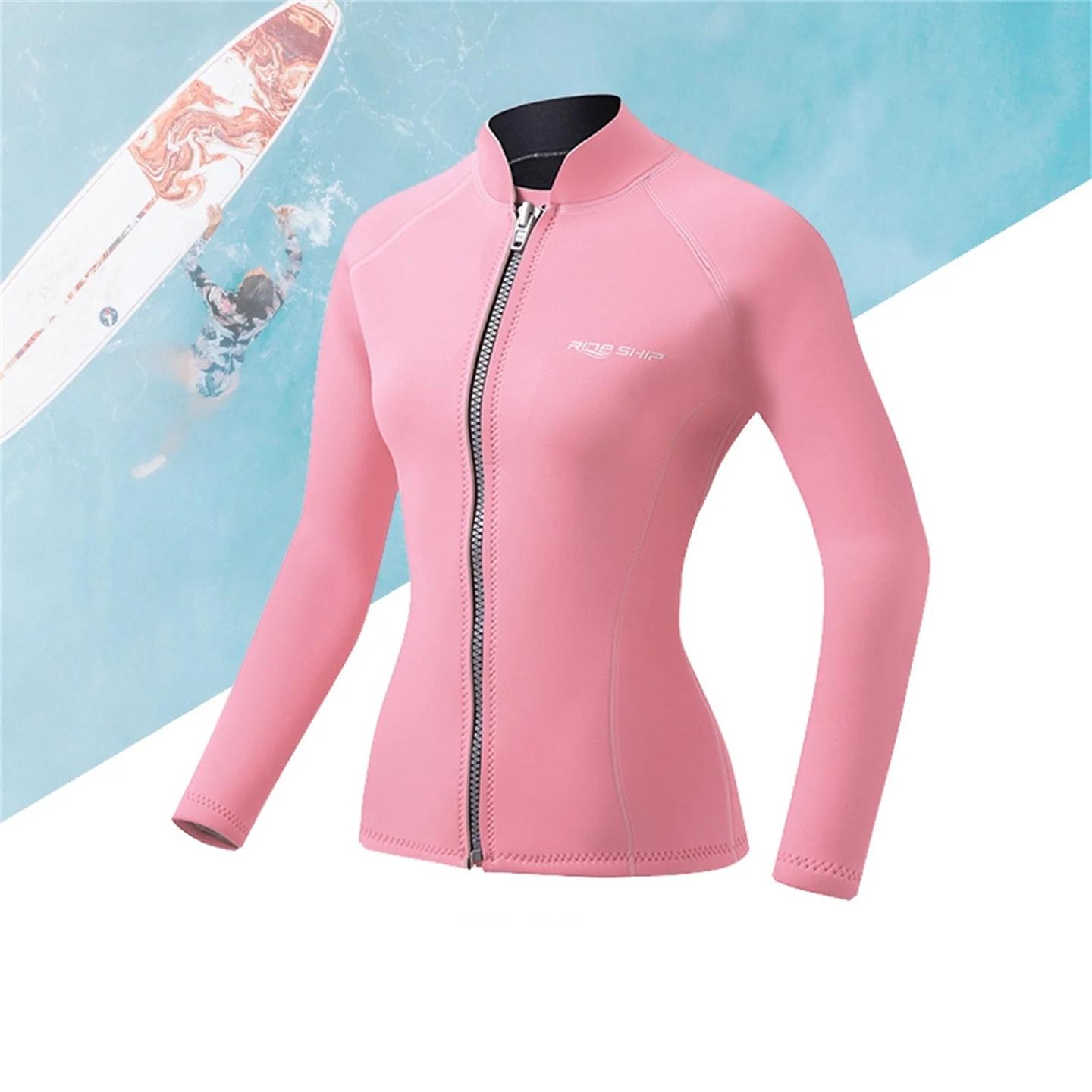 3 مللي متر النيوبرين التخسيس بذلة المرأة الغوص بلوزات وسراويل منفصلة الغوص تصفح الشتاء ملابس السباحة الحرارية