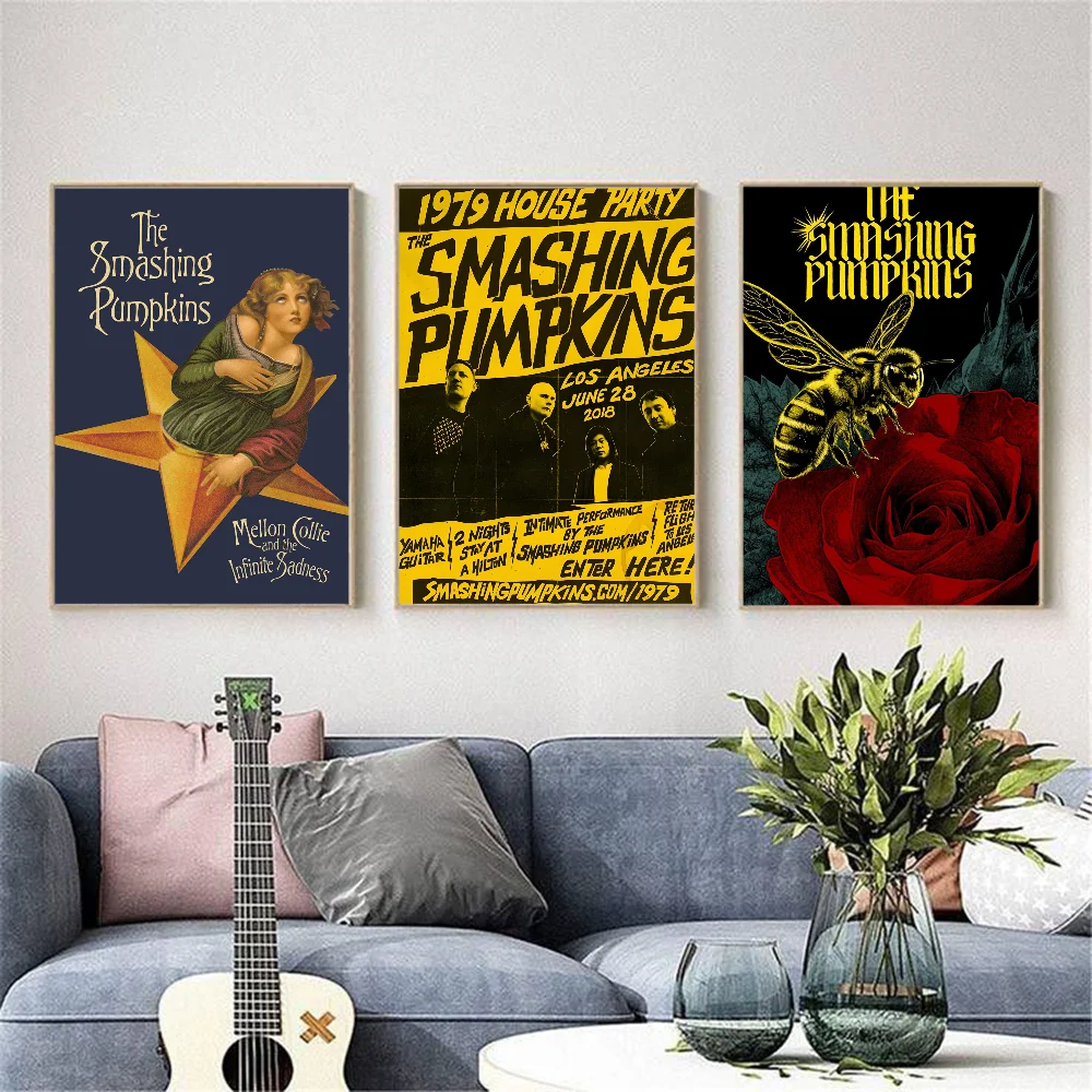 The Smashing Pumpkins band Poster HD art sticky wall waterproof home living room bedroom bar aesthetic decoration