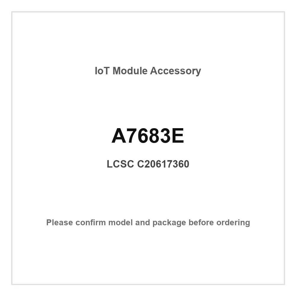3pcs A7683E SMD FDD-LTE I2C UART USB GPIO ADC SIM Cellular LTE Wireless Communication Module