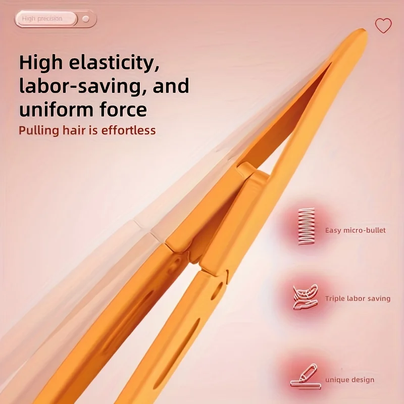 Professional Stainless Steel Eyebrow clip Precision Tweezers for Hair Removal High-Precision Slant Tip with Ergonomic Handle