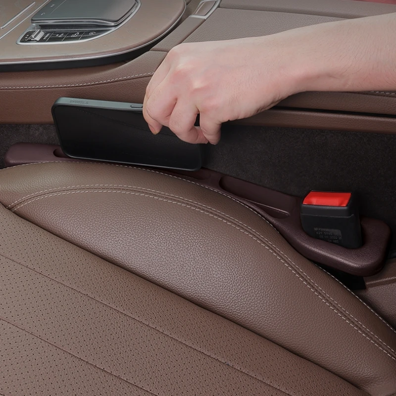 2 قطعة مقعد السيارة الفجوة حشو المنظم بولي مقاوم للماء مقعد السيارة الفجوة التوصيل قطاع مع 2 الأخاديد مقعد الفجوة تخزين اكسسوارات السيارات الداخلية #2