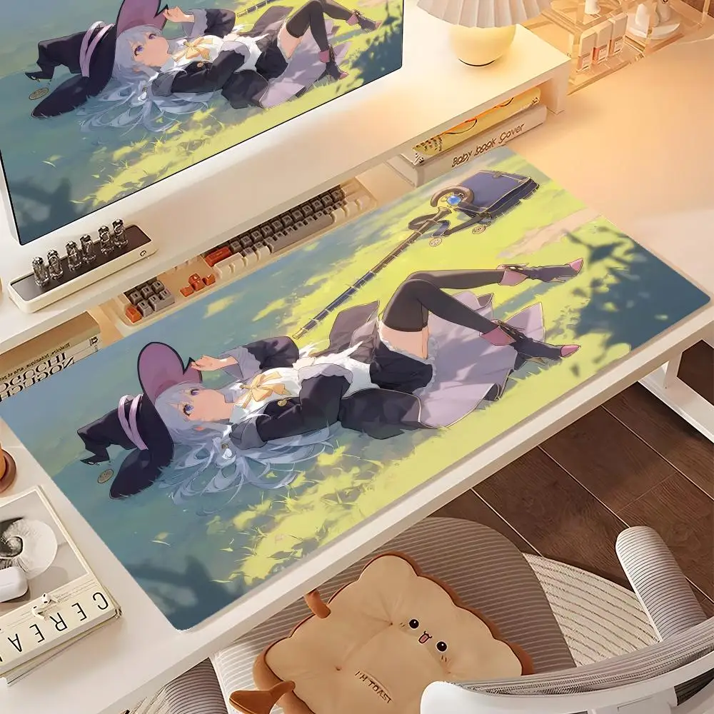 

Elaina Mouse Pad Professional Gaming Mouse Pad Waterproof Non-Skid Keyboard Mat Big Size Desk Pad