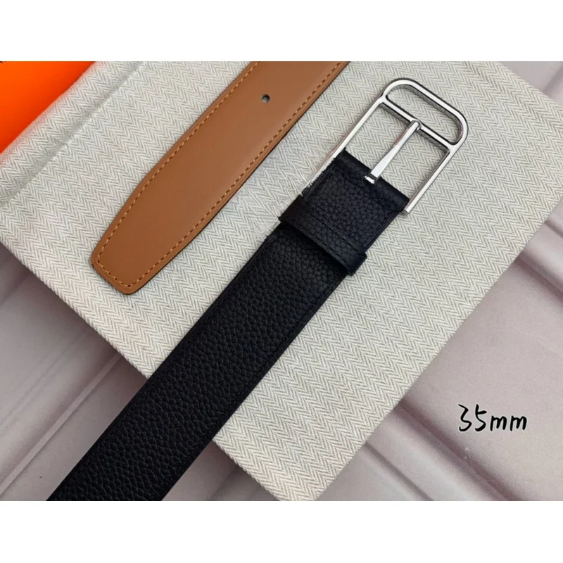 Men's Premium Quality Reversible Togo Leather Belt 35mm