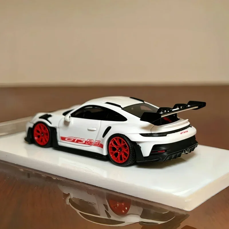 New Sale 1/43 Hotwheels Car Autobahn Polizei Gt3 Rs Treasure Small High Quality Sport Cars Model Collectible For Toys Boys Gifts