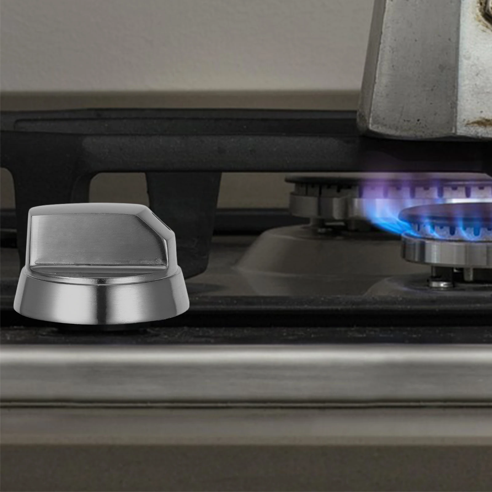 

1pc 8mm Gas Stove Knob Electric Cooktop Control BBQ Grill Burner Camping Replacement Kitchen Appliance Zinc Alloy