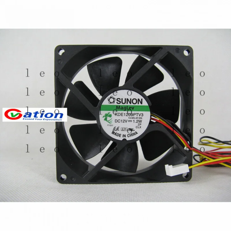 

EE 1pc KDE1209PTV3 12V 3 line CPU chassis cooling fan 90*90 #A6-4