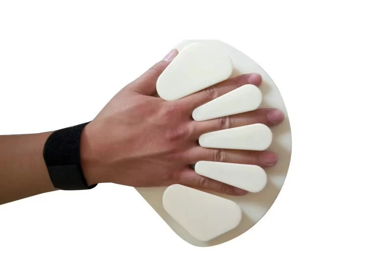 Wooden Left Right Hand Extension Board Stroke Splint Training Supports Orthosis Wrist Fingers Separate Plate Finger Straightener