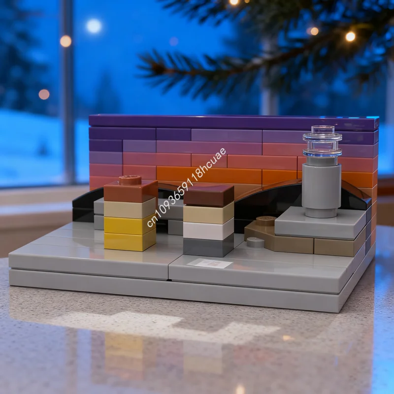 89pcs MOC La Land Micro Movie Scenes Cityed Model Building Christmas Gift Blocks Toys Architecture DIY Creative Idea Brick Kids